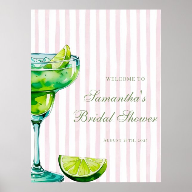 Affiche Margs & Matrimony Lime Margarita Enterrement de Vi (Devant)