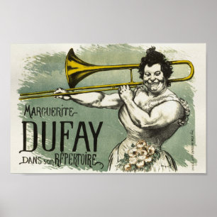 Affiche Marguerite Dufay Vintage French Advertising