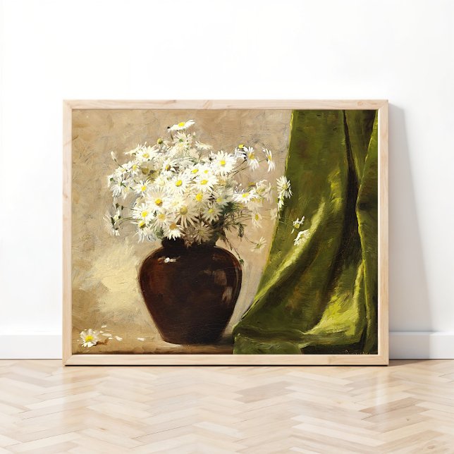 Affiche Marguerites dans un vase, Paul Fisher (Créateur téléchargé)