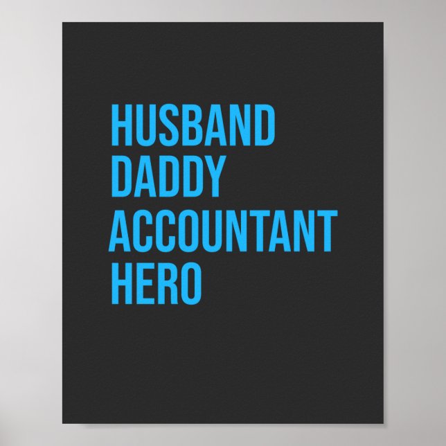 Affiche Mari Daddy Comptable (Devant)
