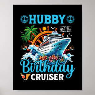 Affiche Mari De La Croisière D'anniversaire De La Croisièr