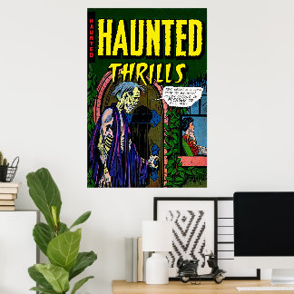 Affiche Mari Épouvantail Zombie Horreur Bandes Dessinées V
