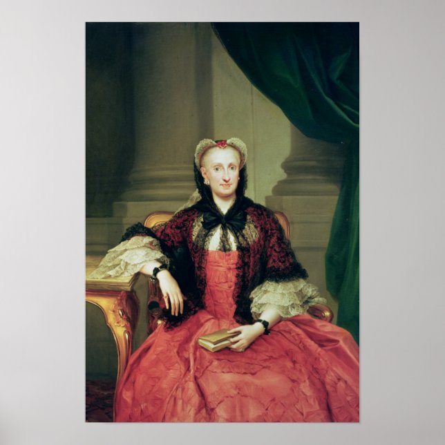 Affiche Maria Amalia de Saxe Reine d'Espagne (Devant)