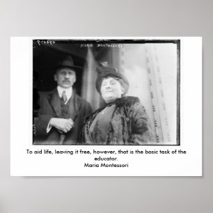 Affiche Maria Montesorri