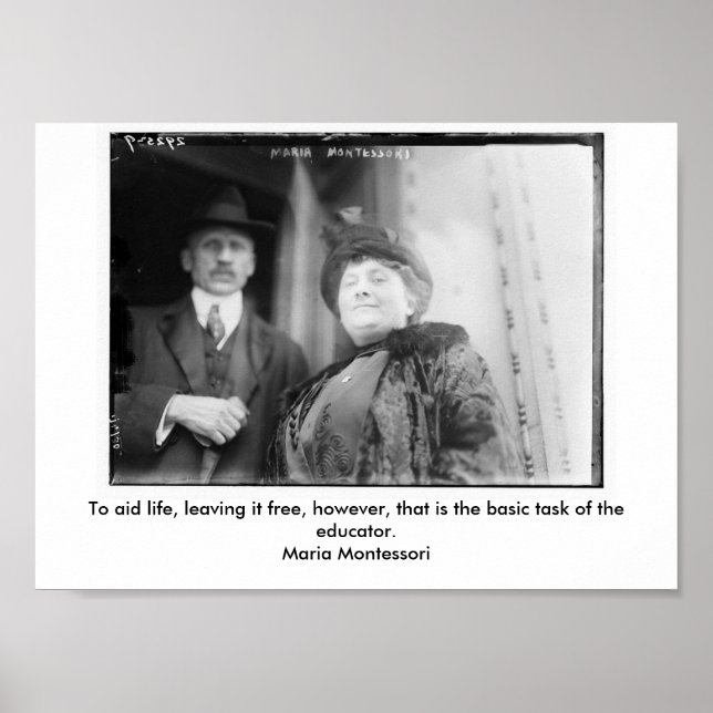 Affiche Maria Montesorri (Devant)