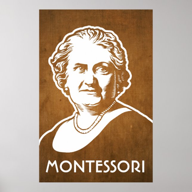 Affiche Maria Montessori Imprimer (Devant)