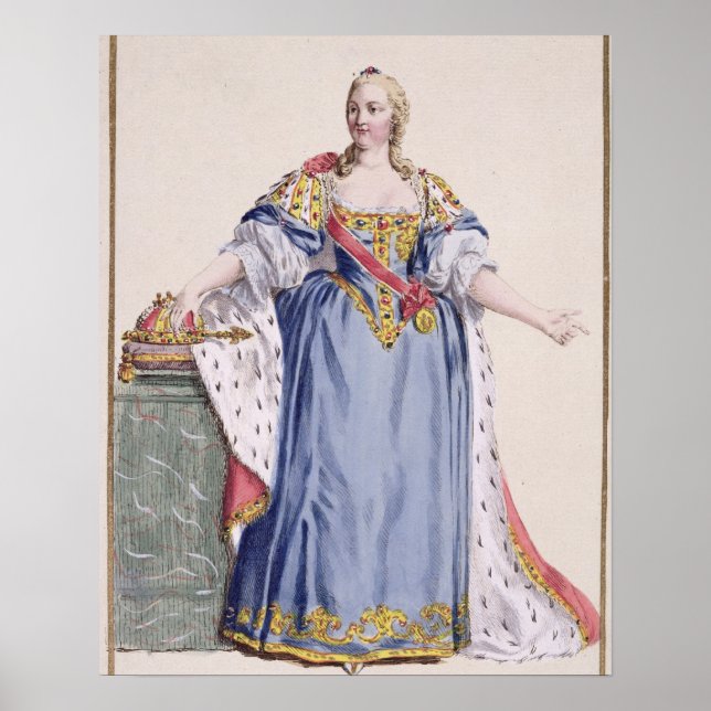 Affiche Maria Theresa (1717-80) Empress of Austria, de ' (Devant)