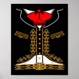 Affiche Mariachi Charro Costume Mexicain Pour Cinco De May