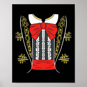 Affiche Mariachi Charro Costume Mexicain Pour Cinco De May