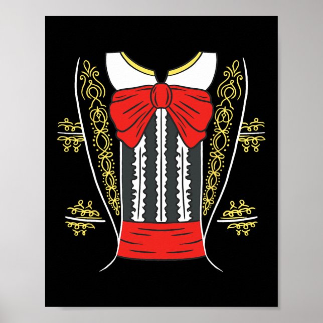 Affiche Mariachi Charro Costume Mexicain Pour Cinco De May (Devant)