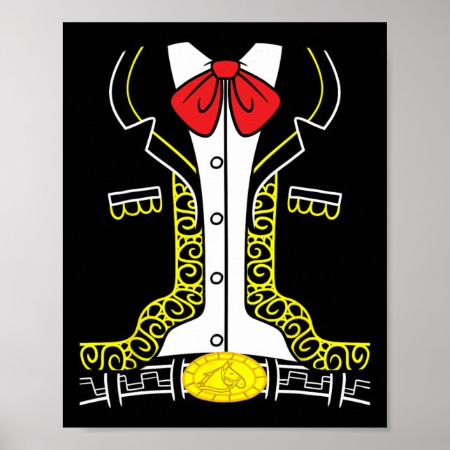 Affiche Mariachi Mexicaine Funny Cinco De Mayo (Devant)