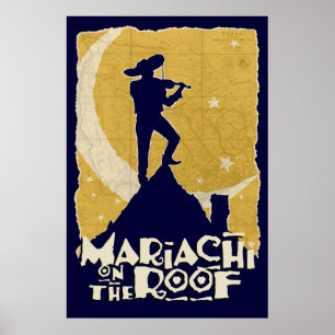 Affiche Mariachi sur le toit