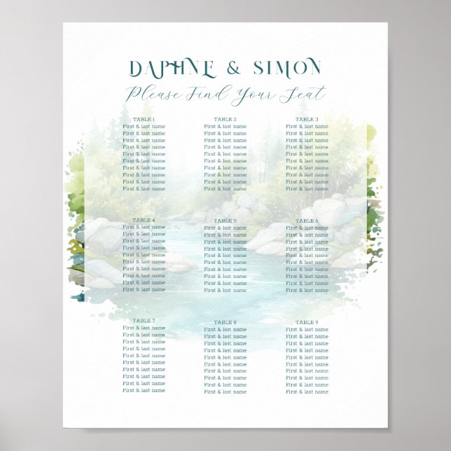 Affiche Mariage à la Montagne Brumeuse (Devant)
