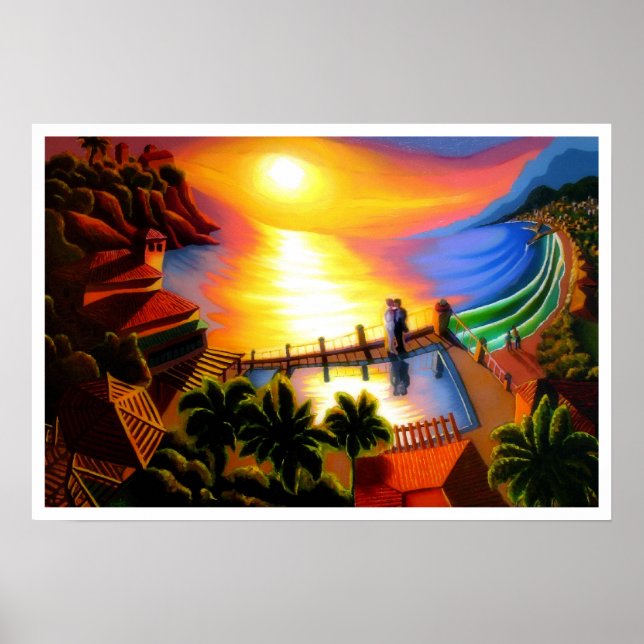 Affiche Mariage à Malaga Cove (Devant)