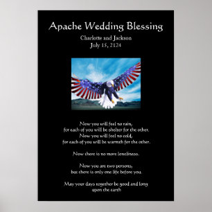 Affiche Mariage Apache Bénédiction Aigle 3