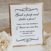 Mariage avec cabine photo Vintage Flourish
