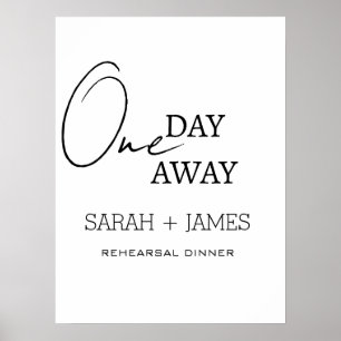 Affiche Mariage Blanc Un Jour De Dîner De Répétition
