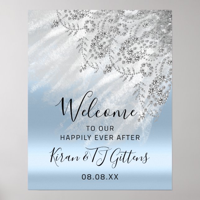 Affiche Mariage Bridal Welcome Dress Drivers Grey Event (Devant)