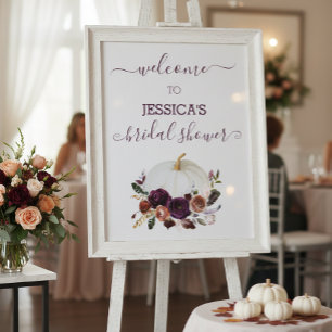 Affiche Mariage coup de foudre citrouille