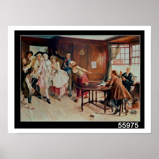 Affiche Mariage dans Fleet Street, 1898 (huile sur toile) (Devant)