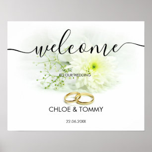 Affiche Mariage de bienvenue Bannière