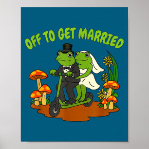 Affiche Mariage de la future mariée sur le thème du mème d
