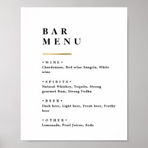 Affiche Mariage de la typographie noir et blanc