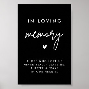 Affiche Mariage de mémoire Black In Love Memorial 4x6