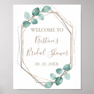 Affiche Mariage de script de café Eucalyptus moderne
