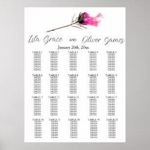 Affiche Mariage d'élégance Burom