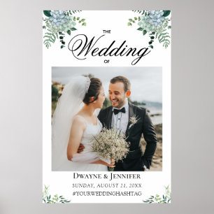 Affiche Mariage d'été Bohème avec Eucalyptus verdoyant