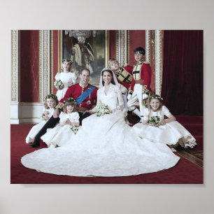 Affiche Mariage du prince William et de Catherine Middleto