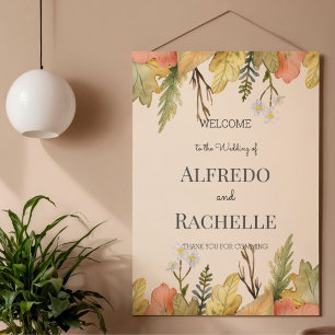 Affiche Mariage Floral de Jardin d'Été
