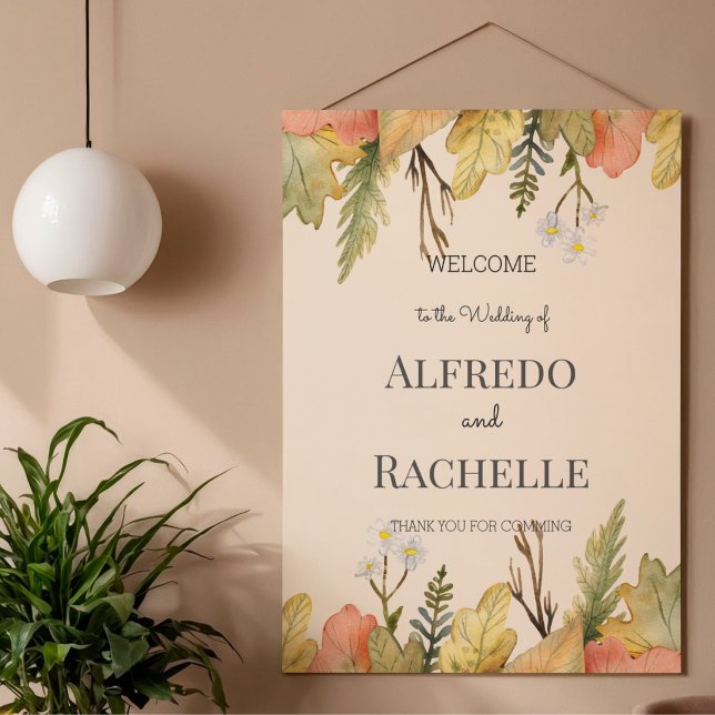 Affiche Mariage Floral de Jardin d'Été (Créateur téléchargé)