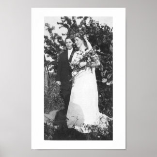 Affiche Mariage lesbien vers 1920