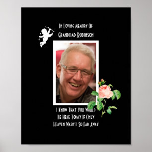 Affiche Mariage Mémorial Disparu d'un être cher