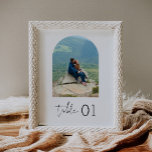 Affiche MARIAGE minimaliste STELLA Numéro de la table phot<br><div class="desc">Découvrez le charme captivant de notre collection Stella, méticuleusement conçue pour insuffler à votre baby shower un air de minimalisme moderne et une touche de sophistication pointue. Conçue pour mêler harmonieusement charme bohème et élégance intemporelle, cette collection polyvalente garantit l'élévation de l'esthétique de tout baby shower de style, transformant votre...</div>
