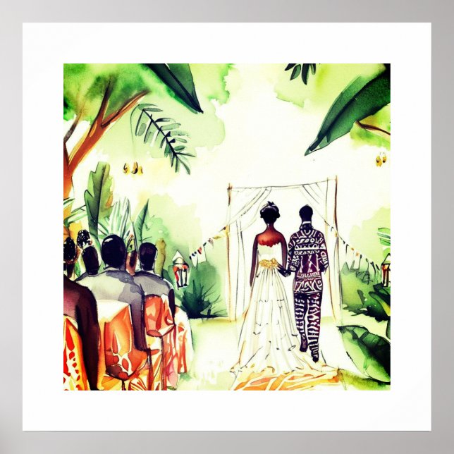 Affiche Mariage noir (Devant)