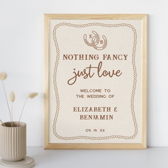 Affiche Mariage Occidental Rien de Fantaisiste Juste de l' (Créateur téléchargé)
