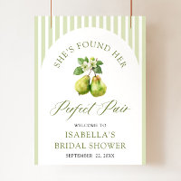Mariage Parfait Moderne Gingham Vert Shower