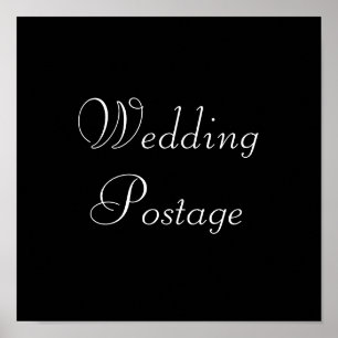 Affiche Mariage Postage