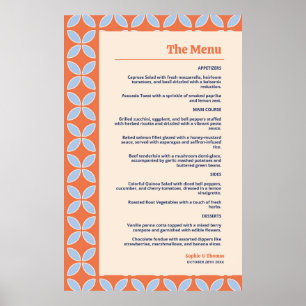 Affiche Mariage rétro du milieu du siècle