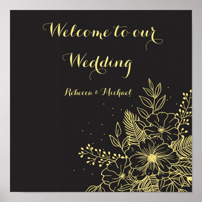 Affiche Mariage Rose d'or Ordre des événements P (Devant)