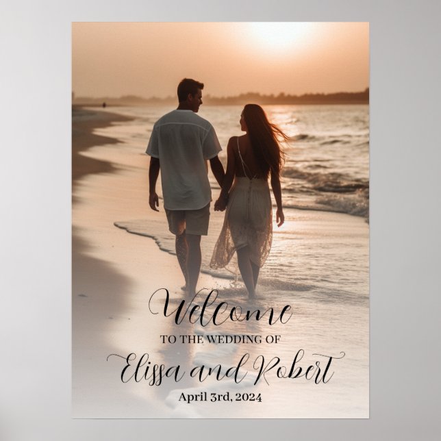 Affiche Mariage Sign Photo : Customisez votre parfait Mari (Devant)