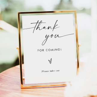 Affiche Mariage S'Il Vous Plaît Prendre Un Signe, Faveurs 