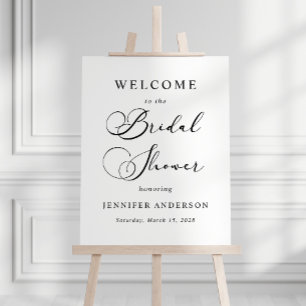 Affiche Mariage Simple Moderne Noir Enterrement de Vie de