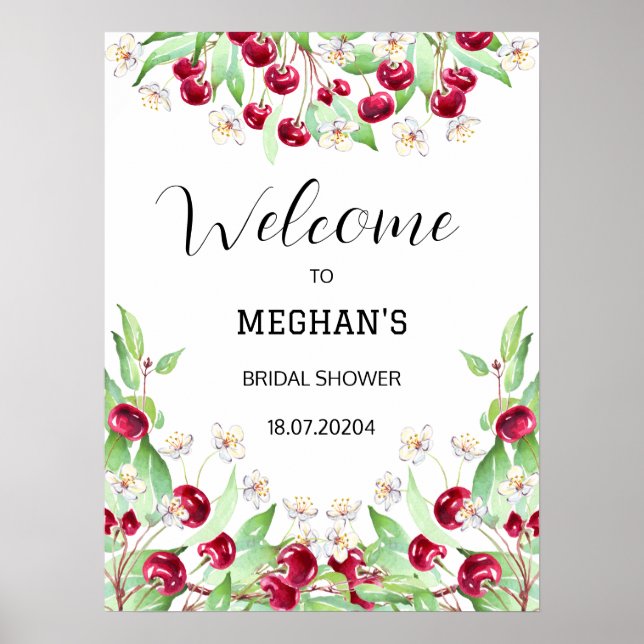 Affiche Mariage sous la pluie de cerises (Devant)