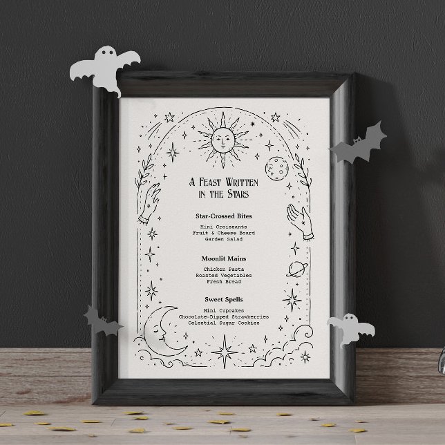 Affiche Mariage sous les étoiles célestes de lune (Créateur téléchargé)