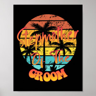 Affiche Mariage - Stepmère Du Groom Drôle Drôle Dit Gr