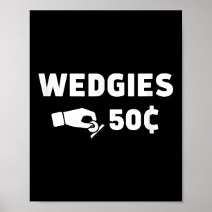 Affiche Mariages 50 Cents Drôle Insertion Pièces Design